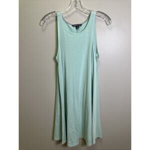 Free Fly Bamboo Tank Dress M‎ Aqua Blue Stretch Outdoors Fishing Boat